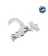 GLOBOSTAR® CLAMPS 51184 Stage Hook Γάντζος Αλουμινίου Ύψηλης Αντοχής για Κρέμαση, Στήριξη & Τοποθέτηση Προϊόντων Stage σε Τράσες Αδιάβροχο IP65 - Νίκελ Βούρτσας - Μ16 x Π12 x Υ2.5cm